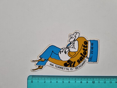 VINTAGE 80s ORIGINAL BERGAMO LIVING STICKER STICKER STICKER