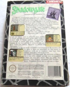 shadowgate authentique version originale nintendo nes en fran&ccedil;ais complet