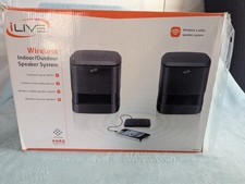 iLive ISA30B Wireless Indoor Outdoor Speaker System Black