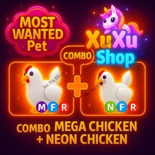 🚀 Combo barato para mascotas Meega + Neeon Chicken Adopt M3e | ¡Entrega rápida/tienda de confianza!