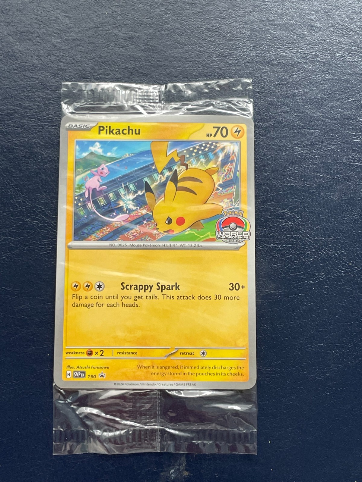 Pikachu from SVP Black Star Promos