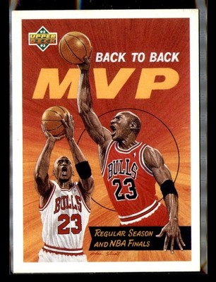 1991-92 Upper Deck Italian #107a Back-to-Back NBA MVP (Michael Jordan)