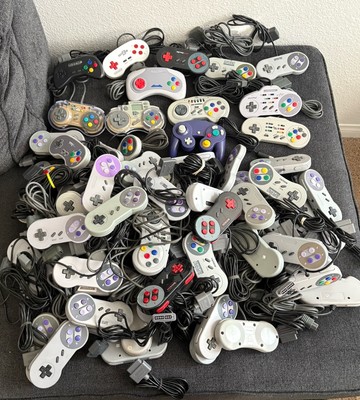 Lot Of 79 3rd Third Party SNES Super Nintendo Controllers + GameCube Controller
