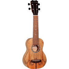 Islander MAS-4 Spalted Maple Soprano Ukulele Natural