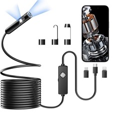 Endoscope with Light, 1920P HD Borescope with 8 Adjustable LED Ligh... Fast Ship