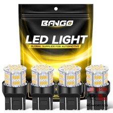BANGO LED Bulb Amber Turn Signal Light, 7440 7441 7444 T20 7443 Amber Yellow