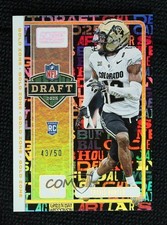 2025 Score NFL Draft Gold Zone 43/50 Travis Hunter #11 1p0o