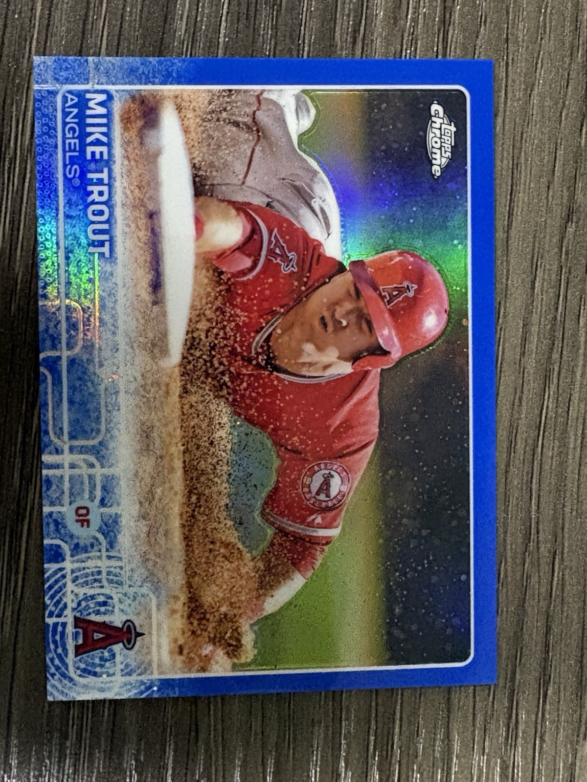 2015 Topps Chrome - Mike Trout #51 Blue Refractor /150