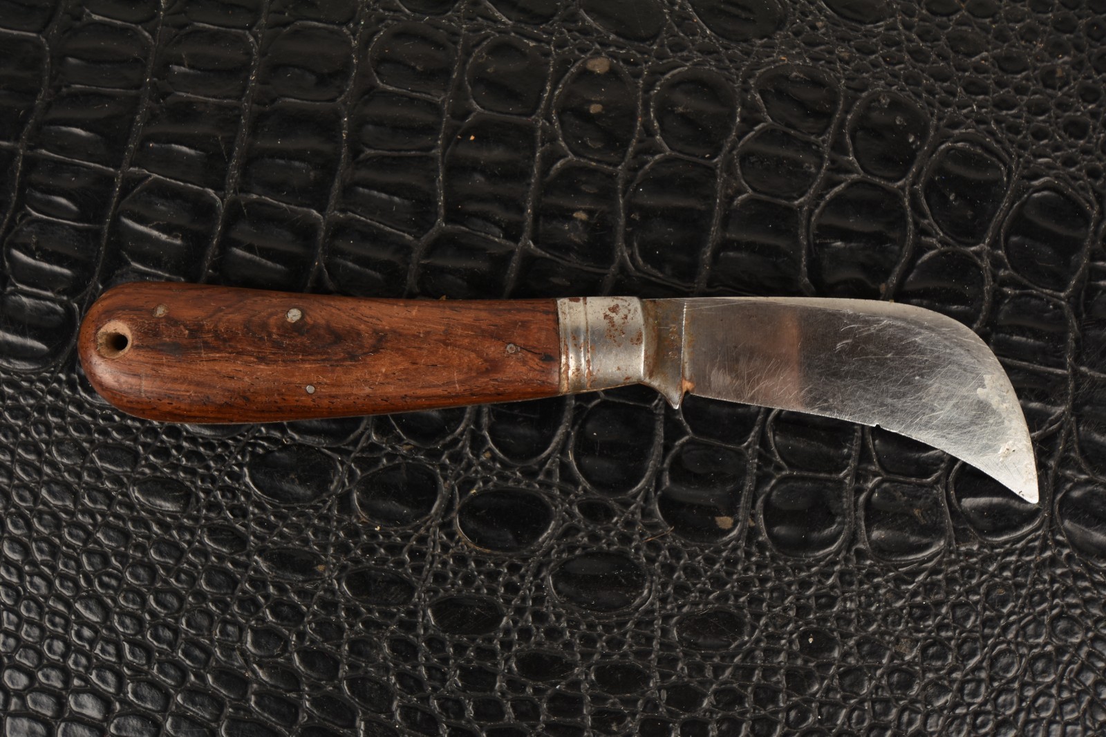 RARE VINTAGE REMINGTON COCOBOLO WOOD PRUNING KNIFE R698