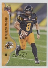 2017 Upper Deck CFL Jeremiah Masoli #80 0o5t
