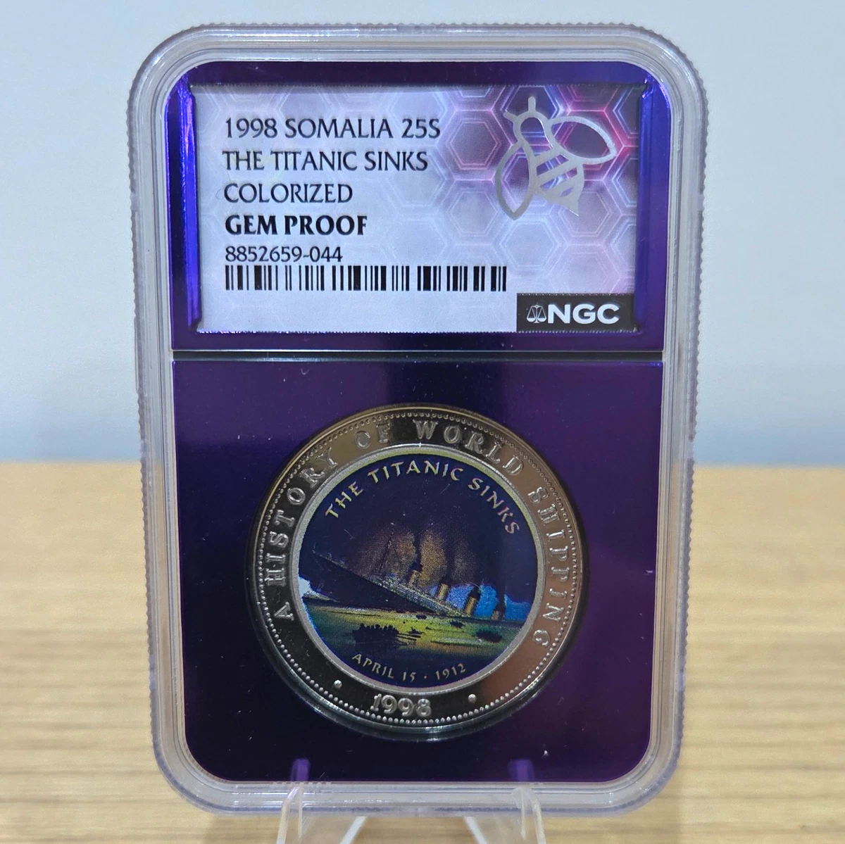 NGC鑑定】1998 ソマリア タイタニック号 記念硬貨 コレクション 1998