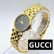 美品 グッチ GUCCI 3400L 黒文字盤 レディース 腕時計 H570 Gucci 3400L Black Women's Watch for sale online | eBay