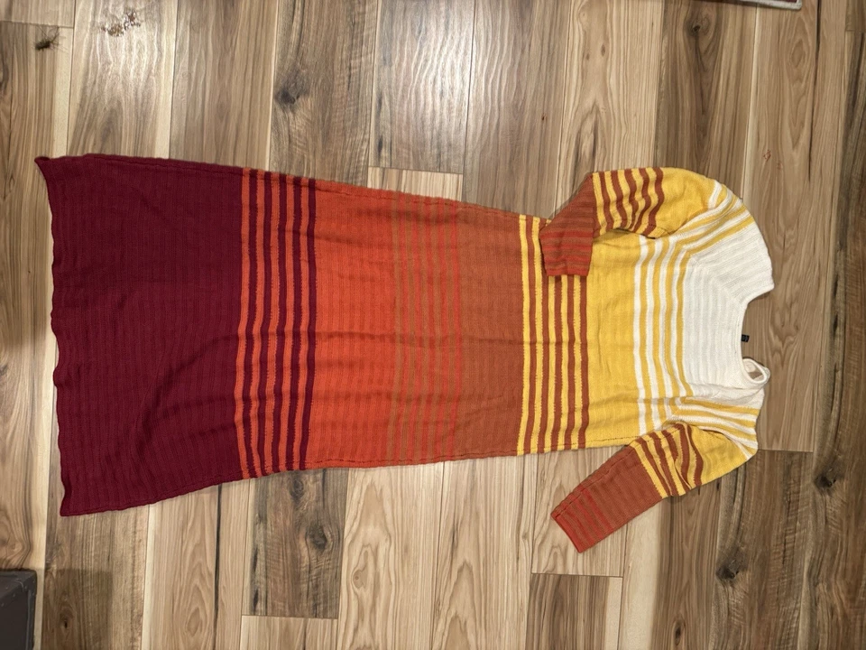 Eloquii Women's Crochet Sweater Dress Colorful Patterned, Plus Size 14/16 - Image 2 of 4