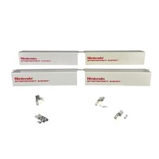 Lot Of 4 Nintendo NES OEM Original Flip Top Door Cartridge Flap With Hardware