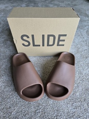 Adidas Yeezy Slide Flax Dark Beige FZ5896 Men's SZ 6 | eBay
