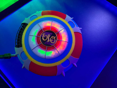 Out of the Blue Spaceship with LEDs - ELO Mr Blue Sky Electric Light Orchestra