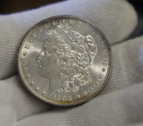 1903 US Morgan Silver Dollar $1 Unc