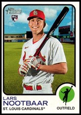 2022 Lars Nootbaar Rookie Topps Heritage BASEBALL #32 St. Louis Cardinals