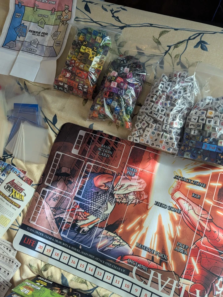 ОГРОМНЫЙ лот Dice Masters почти от каждого поколения более 1000 костей и 1000 карт - Изображение 2 из 4