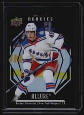 2022-23 Upper Deck Allure #143 Braden Schneider Black Rainbow