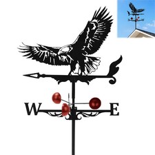 Flying Eagle Metal Weather Vane,Wind Direction Indicator,Weather Vane Roof Mount