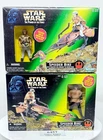 Star Wars - The Power of the Force - SPEEDER BIKES SET - Luke & Leia Endor Chase