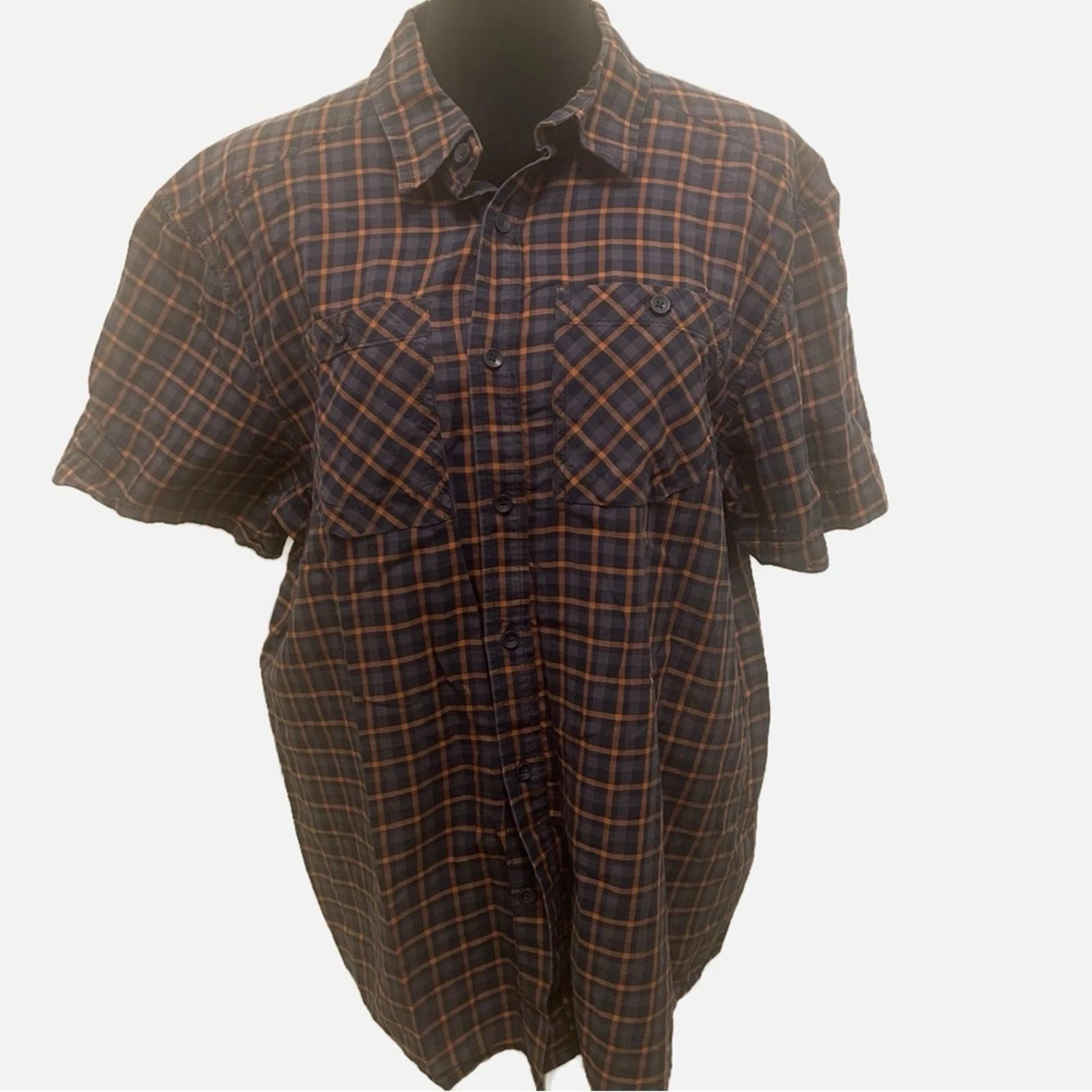 ARC'TERYX Camicia uomo Arc’teryx abbottonata misto cotone lana manica corta a quadri outdoor