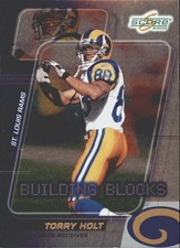 2000 Score Building Blocks #BB9 Torry Holt Card
