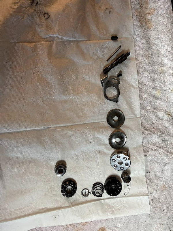 Original Complete Numbered Tension Assembly for Singer Featherweight 221