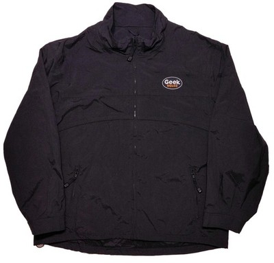BEST BUY Geek Squad Jacket Full Zip Nylon Heavyweight Black Men's XL