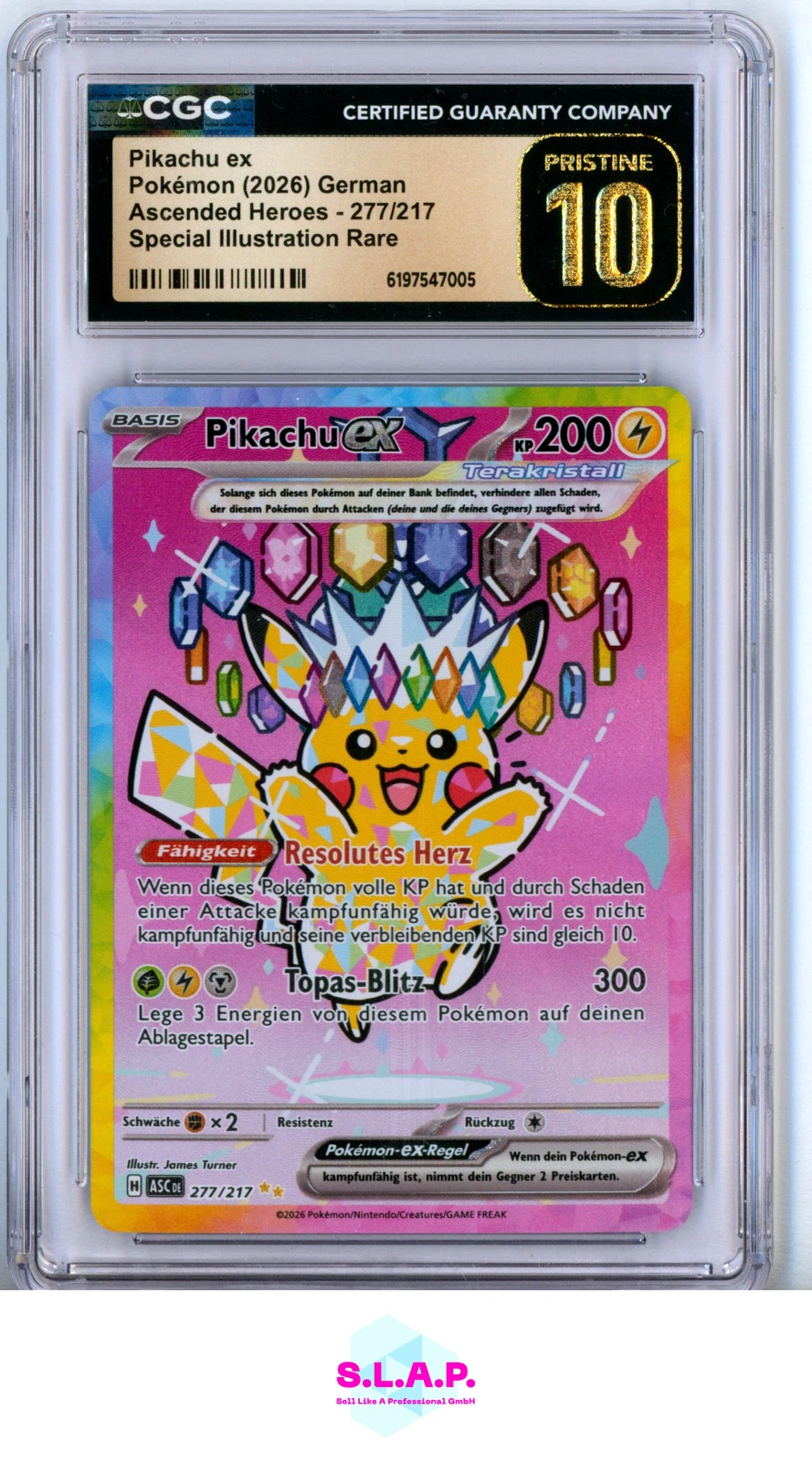 Pikachu ex - Ascended Heroes #277 Price & Value ($307.87) | PokeScope
