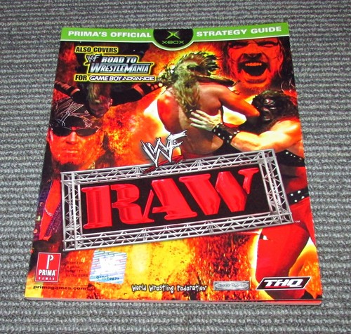 WWF Raw Prima's Official Strategy Guide for Microsoft Xbox Brand New