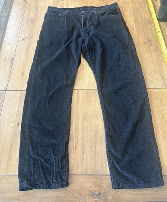 Levi s Middy Straight Corduroy Pants Black W33 L30