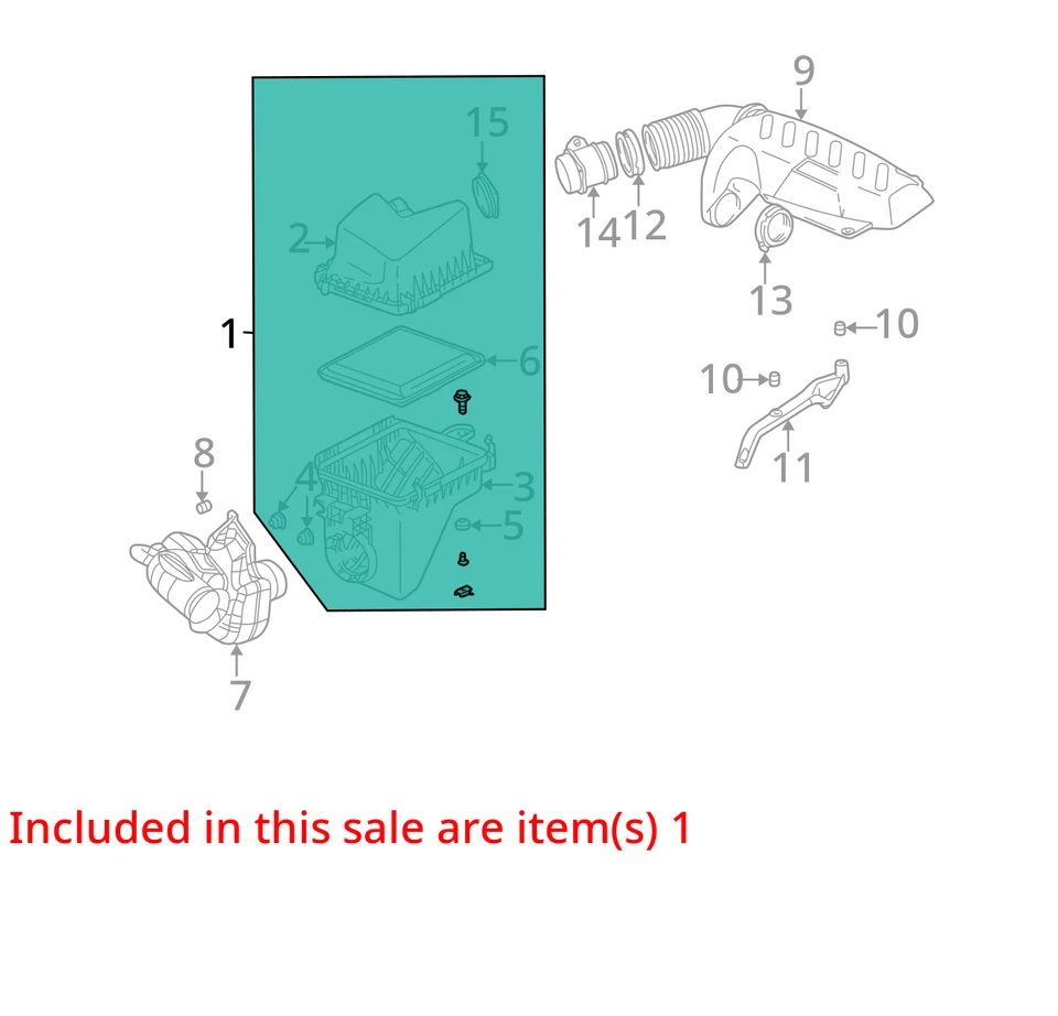 2002-2003 Saturn Vue Air Cleaner Intake-duct Hose Tube KPUTR - Image 3 of 4