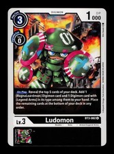 Ludomon BT3-062 Black Digimon Card CCG Trading Card