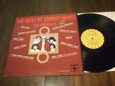Tommy James  The Shondells , Greatest Hits ,1969 Roulette 1st Press. VG Cond