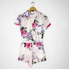 Pijama de satén floral Victoria’s Secret XS ropa de dormir
