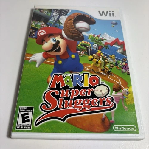 Mario Super Sluggers Nintendo Wii Complete CIB Tested Clean Fast Shipping
