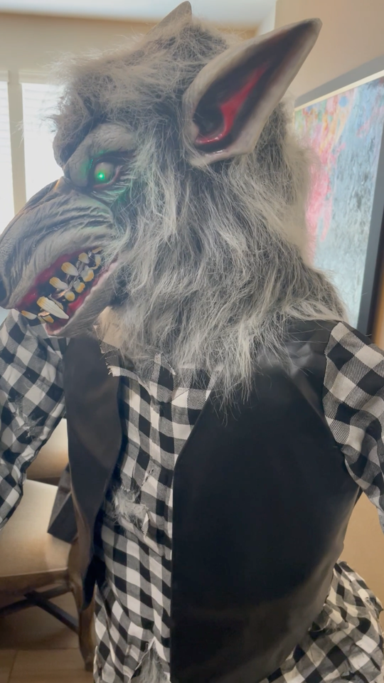 Holiday Living 6 Ft Lighted Animated Werewolf Halloween Animatronic | eBay