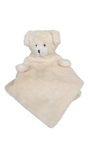 Gerber Puppy Dog Lovey Cream Plush Paws Satin Baby Security Blanket 12" Plush