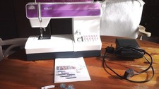 PFAFF SELECT 3 MACCHINA DA CUCIRE E PIEDINO PRESSA parzialmente funzionante per riparazioni/ricambi