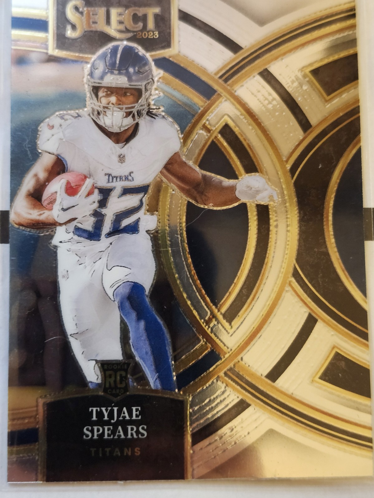 #172 Tyjae Spears 2023 Panini Select Silver Prizms