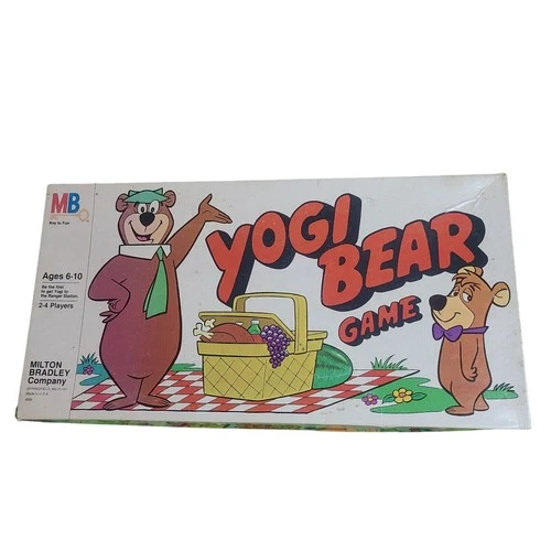 Vintage Yogi Bear Board Game (1980) Milton Bradley