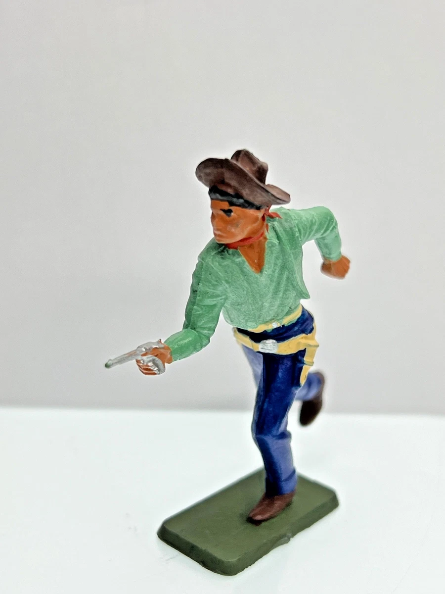 Figurine Cowboy Far West Vintage – Marque Starlux, échelle 1/32 (60mm) – Occasion Collection