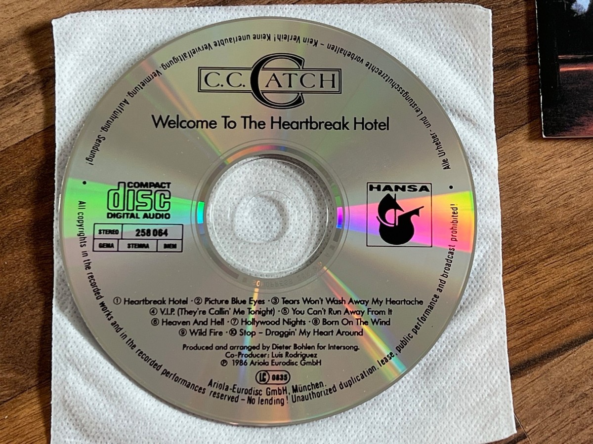 C.C. CATCH Welcome To The Heartbreak OOP 1986 GERMANY CD album 80s