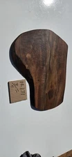 Claro Black Walnut charcuterie board, some faux edge, Grain is superior