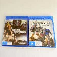 Transformers Age Of Extinction Last Knight Blu-ray Action M Region B New Sealed