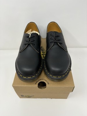 Doc Dr. Martens 1461 Smooth Black Leather Men 7 Women 8