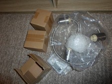 Deckenlampe 3-flammig Rondell weiß Kugeln NEU