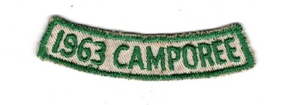 BSA 1963 Camporee Patch Tahoe Area Council Auburn CA